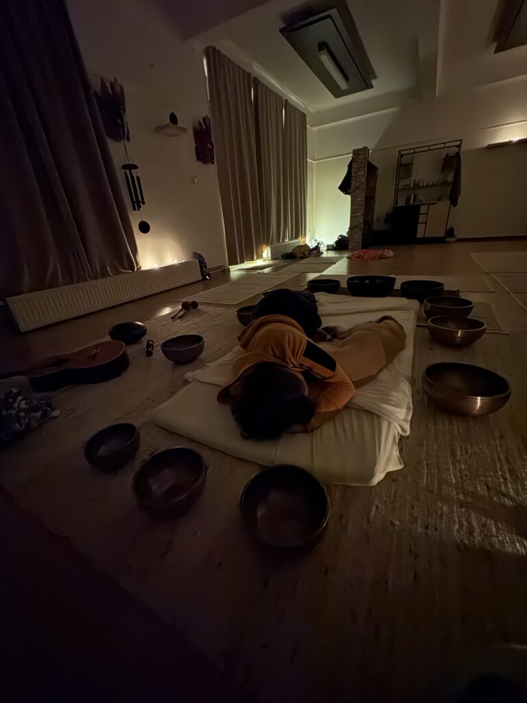 Zvočna terapija za živali — pes uživa sprostitveno seanso VBOS Spiritus